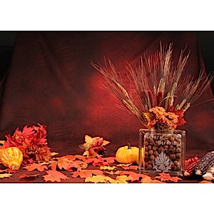 Harvest Blessings Glass Block Centerpiece