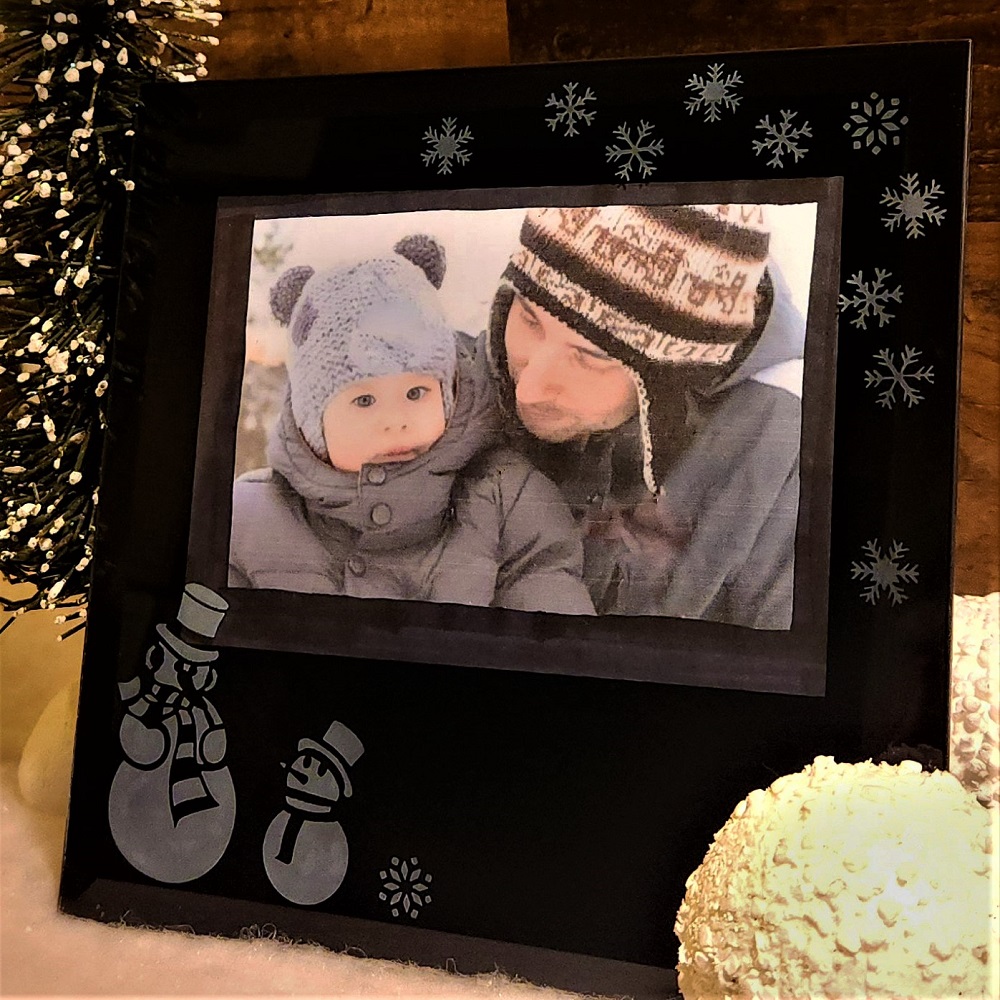 Parent and Child Snowman Frame