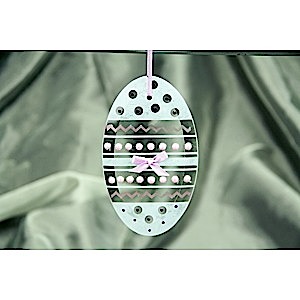 Zig Zag Easter Egg Ornament