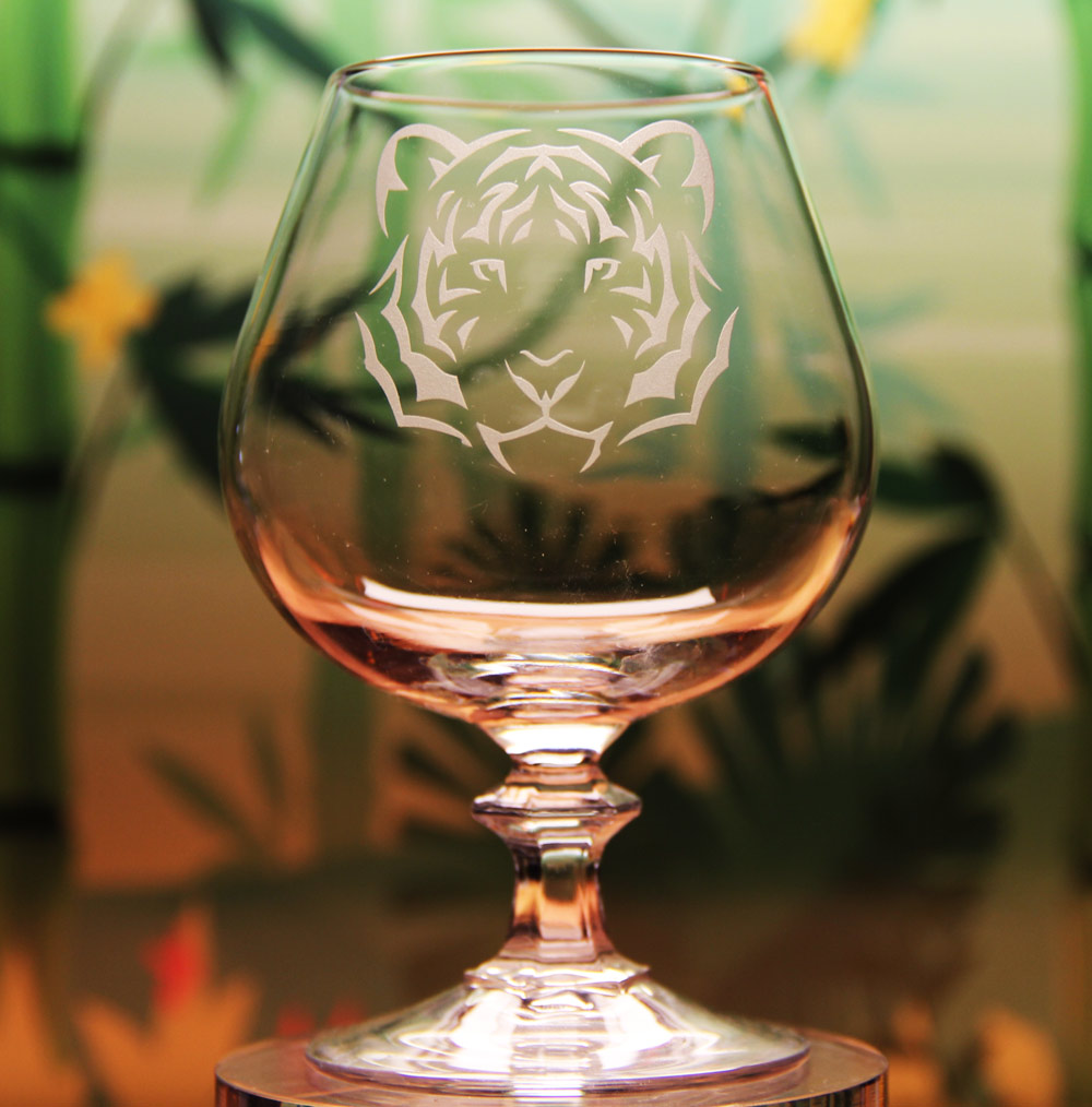 Tiger Brandy Snifter