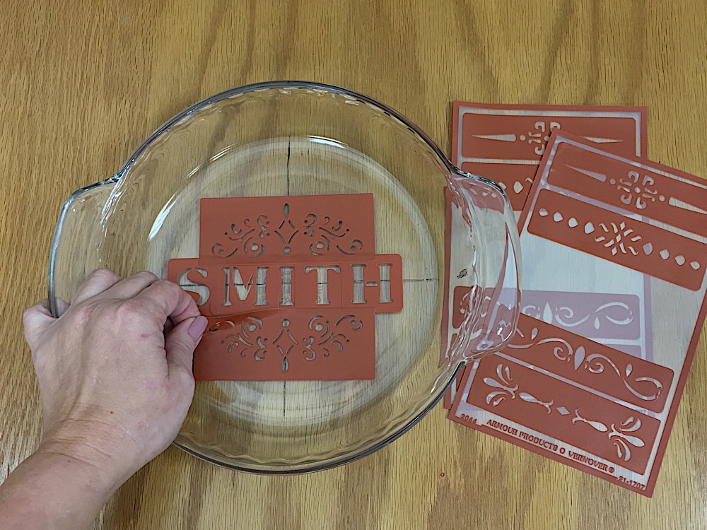 Personalized Baking Dish