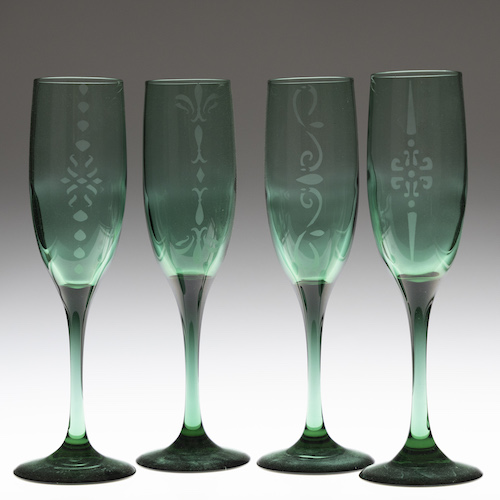 Ornamental Green Flutes