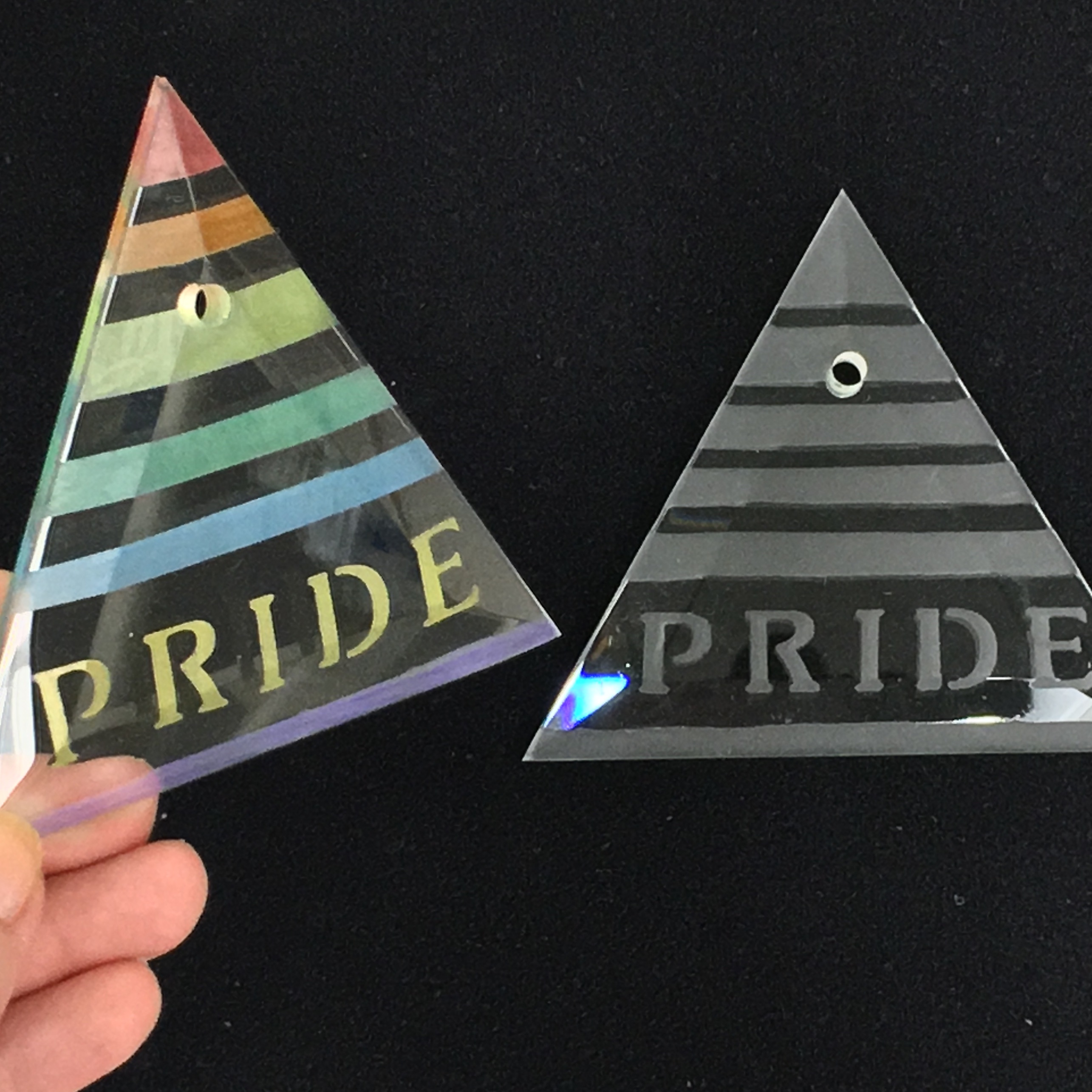 Rainbow Pride Triangle