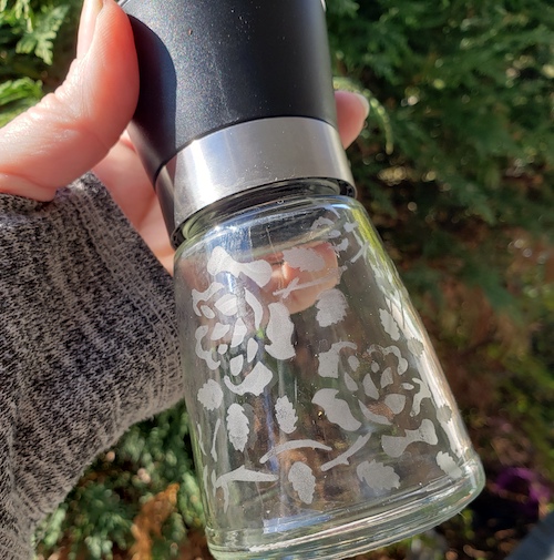 Glass Etching: General Kitchen Decor