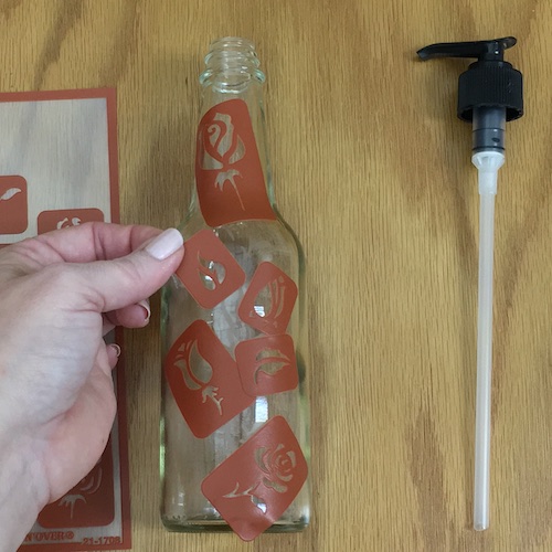 Rosebud Soap Dispenser