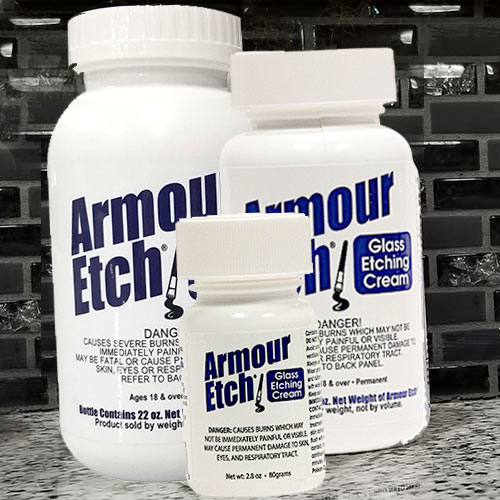 Armour Etch Glass Etching Cream Instructions