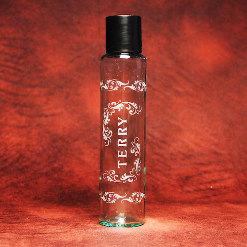 Glass Etching: Personalized Names