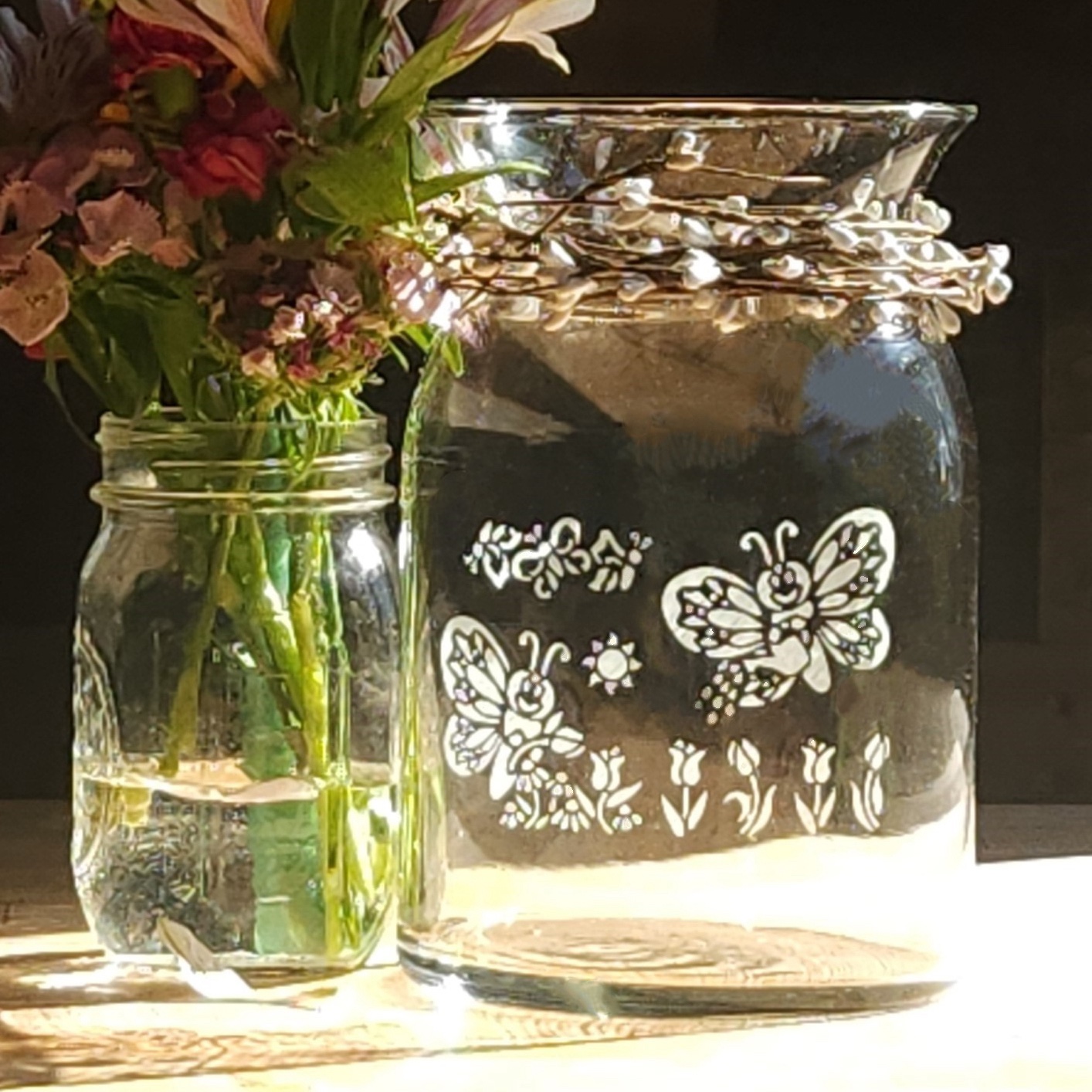 Butterfly Garden Vase