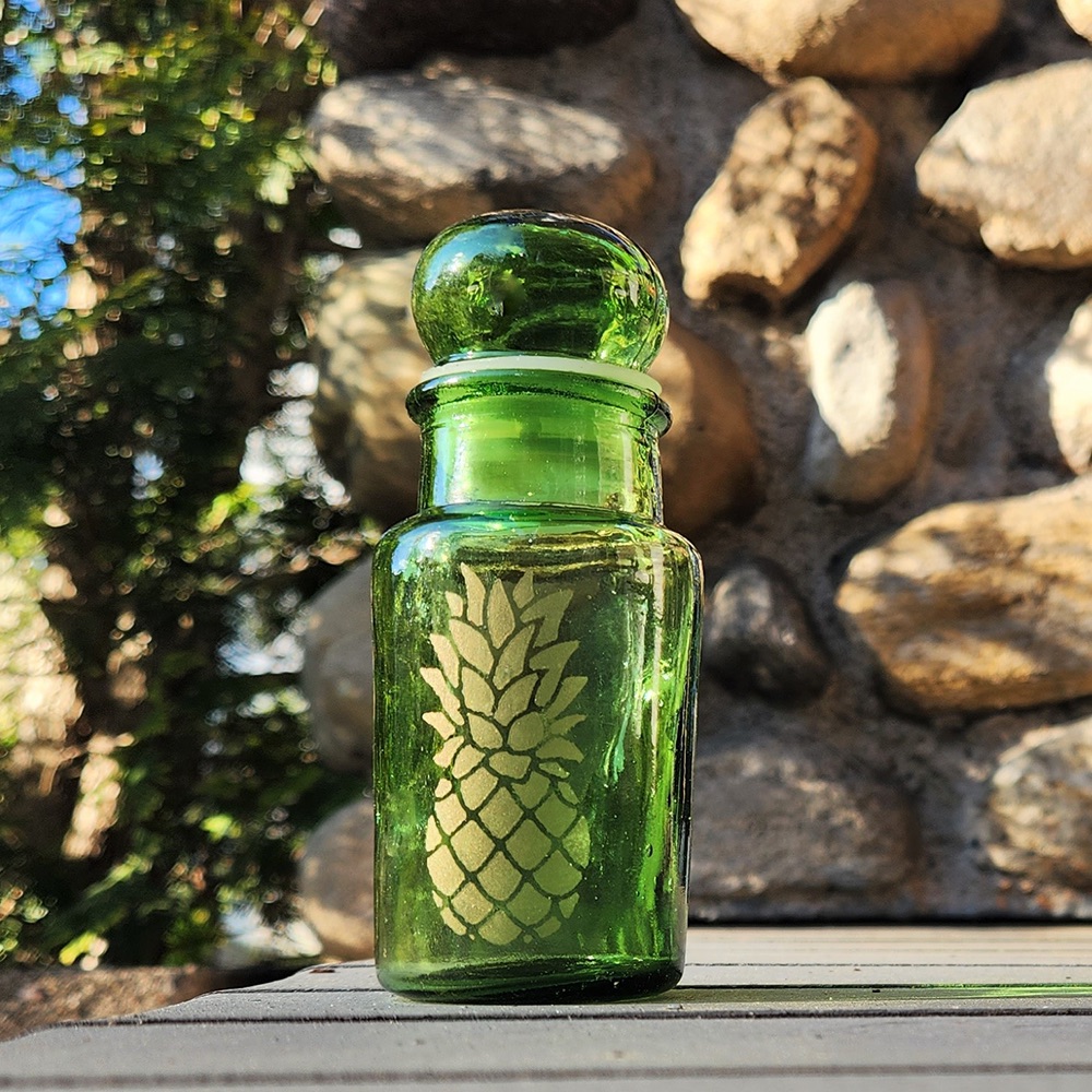 Golden Pineapple Apothecary Jar