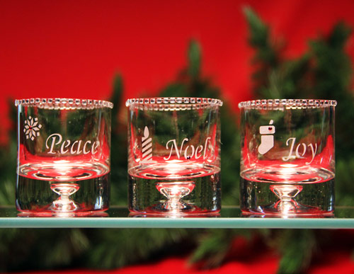 Peace, Joy and Noel Tealights