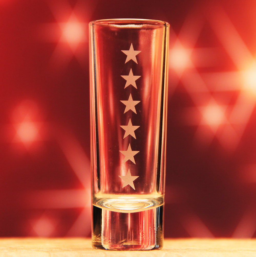 Star Border Shot Glass